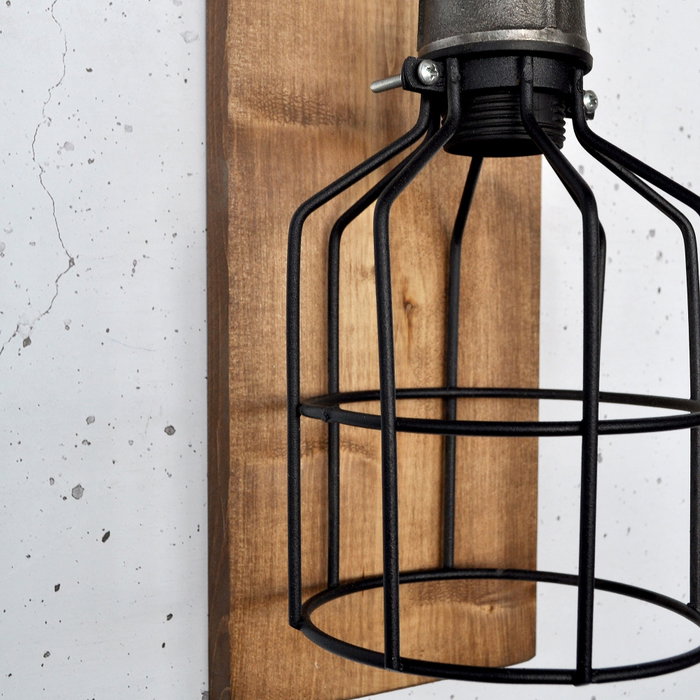 Opviq Pp171 Lámpara de pared de madera maciza